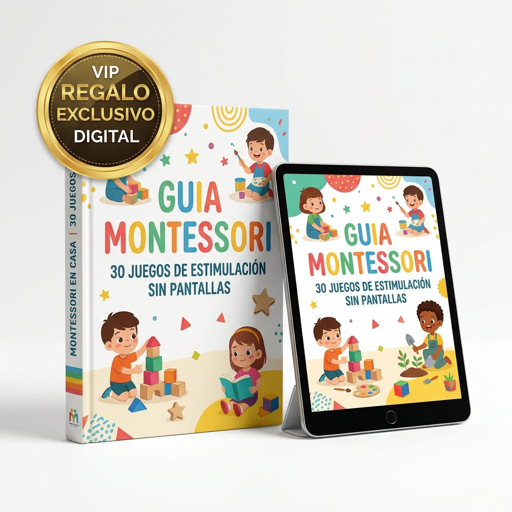Regalo Exclusivo Digital Guía Montessori 30 Juegos sin Pantallas