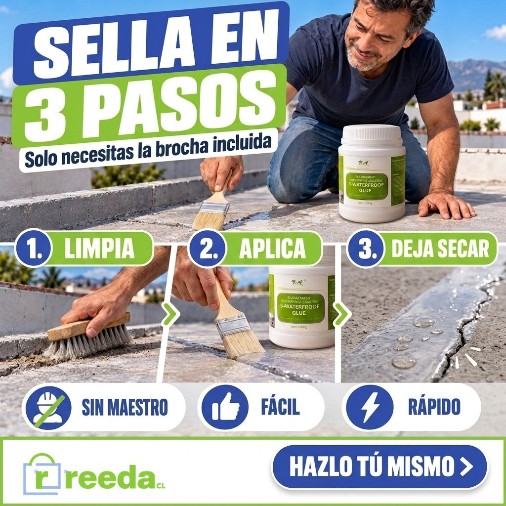Cómo aplicar el sellador en 3 pasos