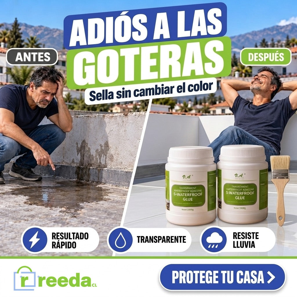 Antes y después: adiós a las goteras