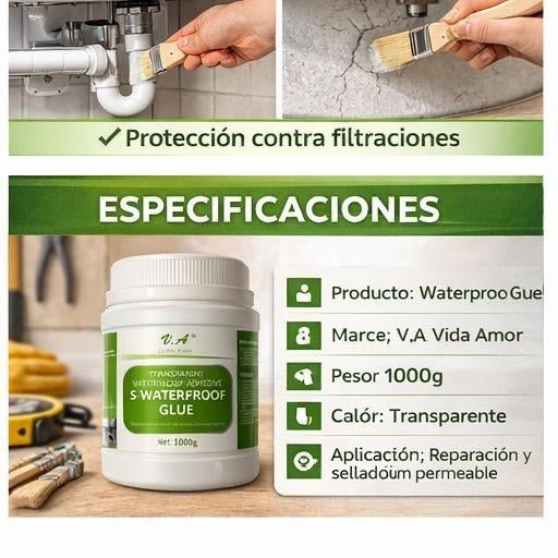 Sellador Transparente Tapa Goteras 1KG | Lleva 1KG + 1KG GRATIS 🎁