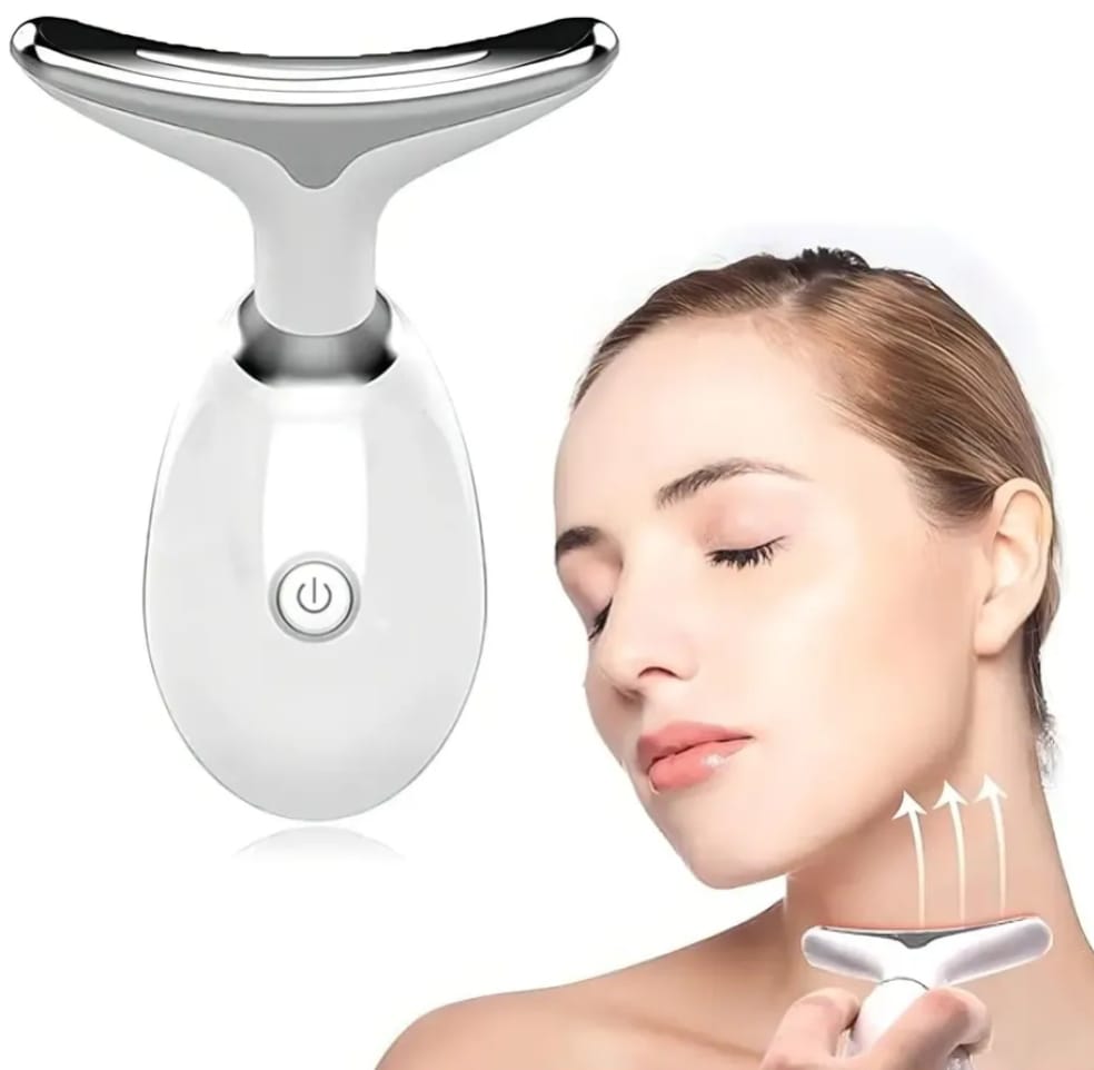 Masajeador facial cuello led recargable