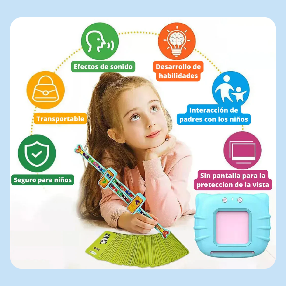 Lector de Tarjetas Interactivo Bilingüe Español/ ingles